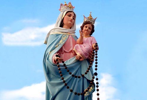celebracion virgen del rosario